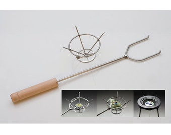 Goldfish brushed stainless steel trivet