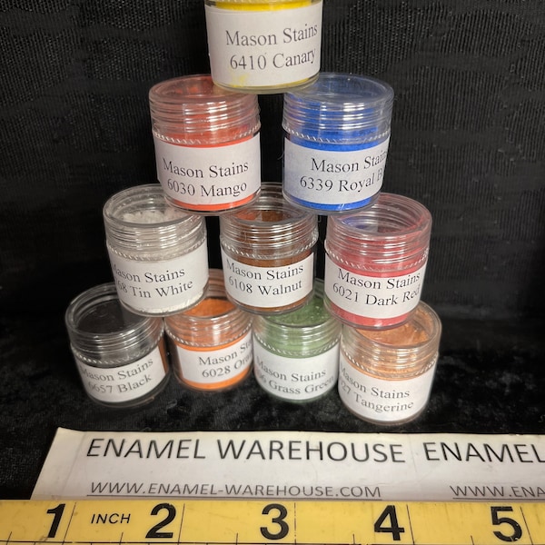 NEW ~ Mason Stains Sample MIXING SET Ten color Samples