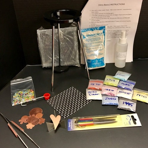 DELUXE Beginner's Enameling Kit for TORCH Firingexclusive Etsy