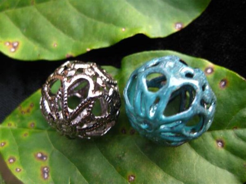 Filigree Beads CASABLANCA for torch firing image 2