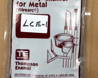 LCE1 BLACK - 8 oz Dry Powder Form Liquid Enamel