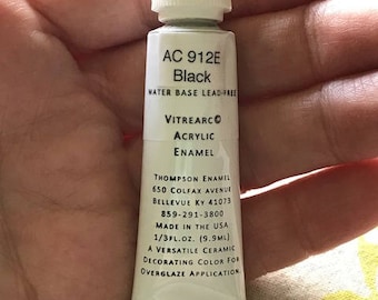 AC 912E BLACK Acrylic Enamel single tube