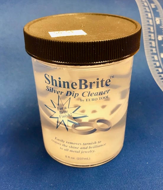 Shinebrite Burnishing Compound Gold Silver Jewelry Dip Cleaner for Removing  Tarnish Oxidation 8 Oz TUM-510.01 