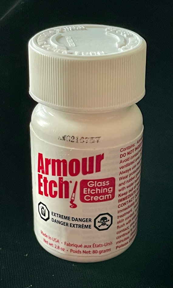 Armour Etch Products Glass Etching Cream Compound 80 grams (2.8 oz)