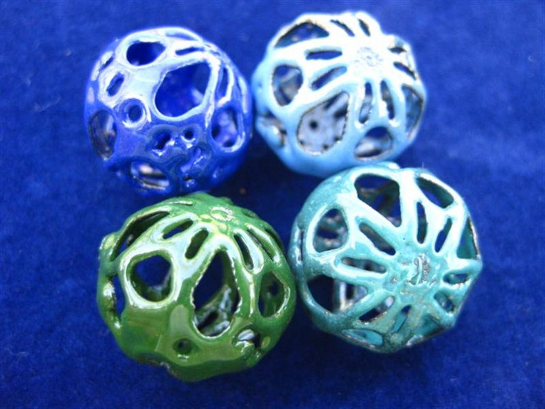 Filigree Beads CASABLANCA for torch firing image 4