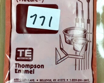 771 FLAME RED - 8 oz Dry Powder Form Liquid Enamel