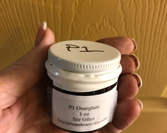 P1 Overglaze Oil Base - For fine Detail and Lines THOMPSON Enamel product