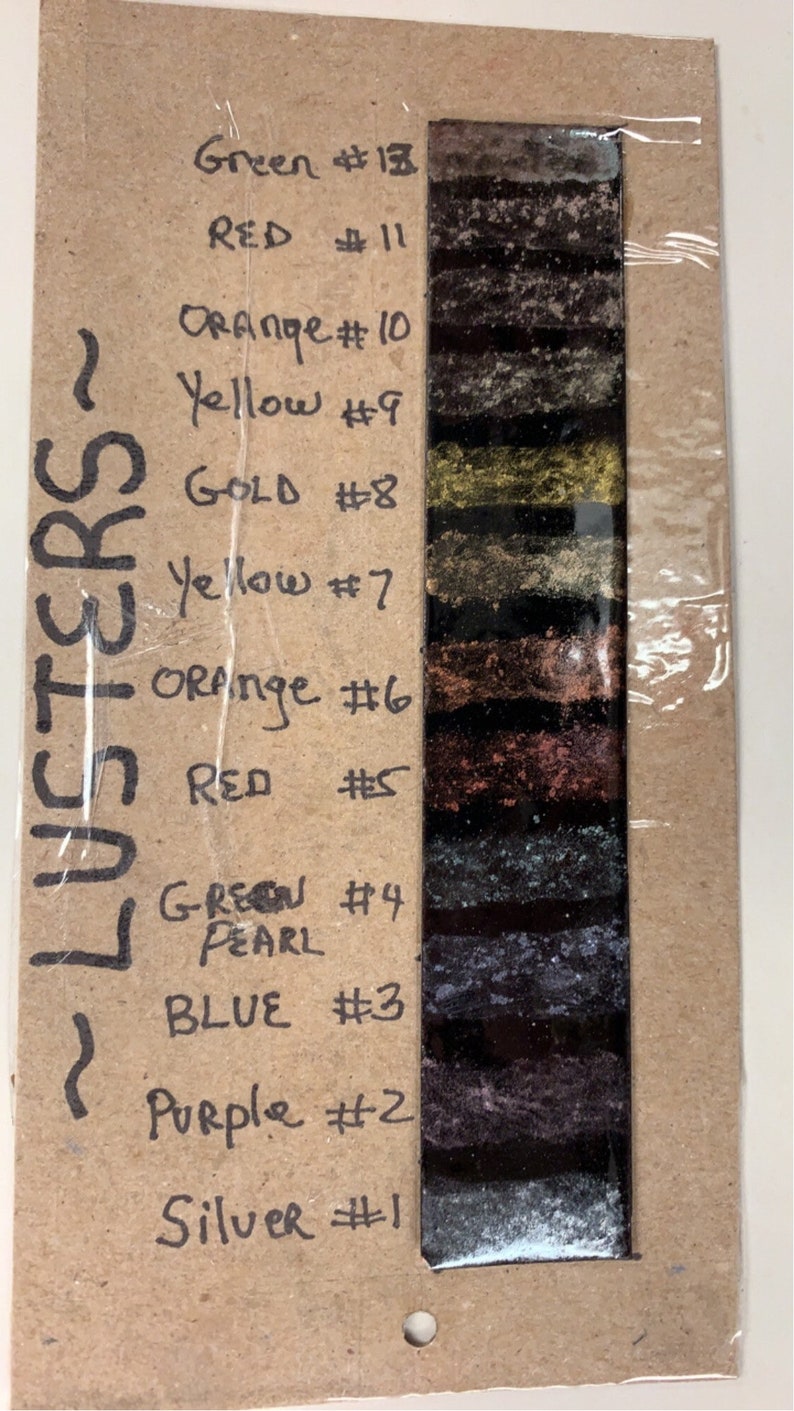 LUSTERS TRIAL Pack 12 colors LTK-1 Great Deal image 6