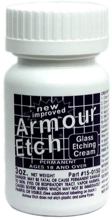 Armour Etch, Glass Etching Cream, 2.8 oz, 15-0150 – Copper Centaur Studios
