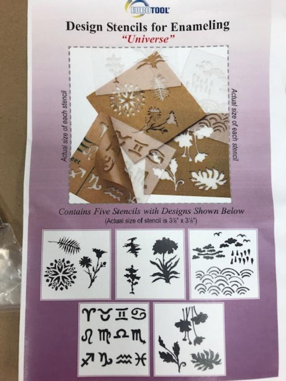 RefLections Design Stencils By Eurotool Great For Enameling