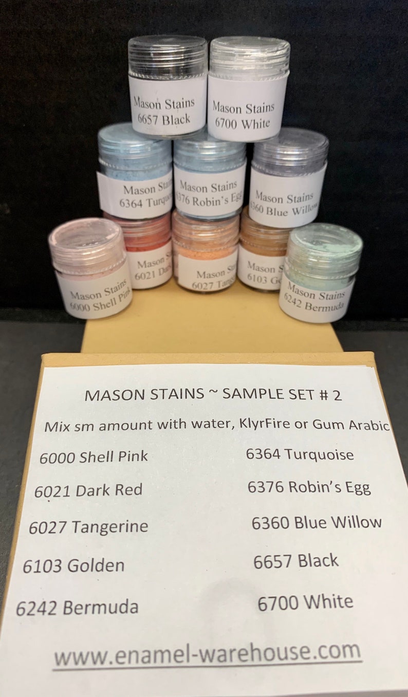 Mason Stains Sample Set 2 Dieci campioni di colore immagine 1