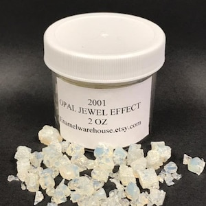 OPAL JEWEL EFFECT 2001 Transparent Enamel 2 ounce jar