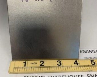 Enameling Iron (Low Carbon Steel) Squares 4x4 in.