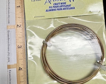 Artistic Wire 16-gauge Antique Brass