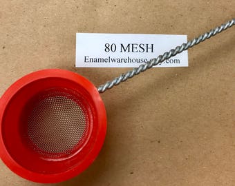 Mittlerer Sieb 1-1/4" Durchmesser x 7/8" d *** 80 MESH *** Siebgröße