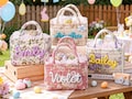 Personalized Easter Basket, Spring Egg Hunt Bucket, Boys Girls Easter Baskets, Easter Egg Hunt Gift for Kids, Spring Decor Basket