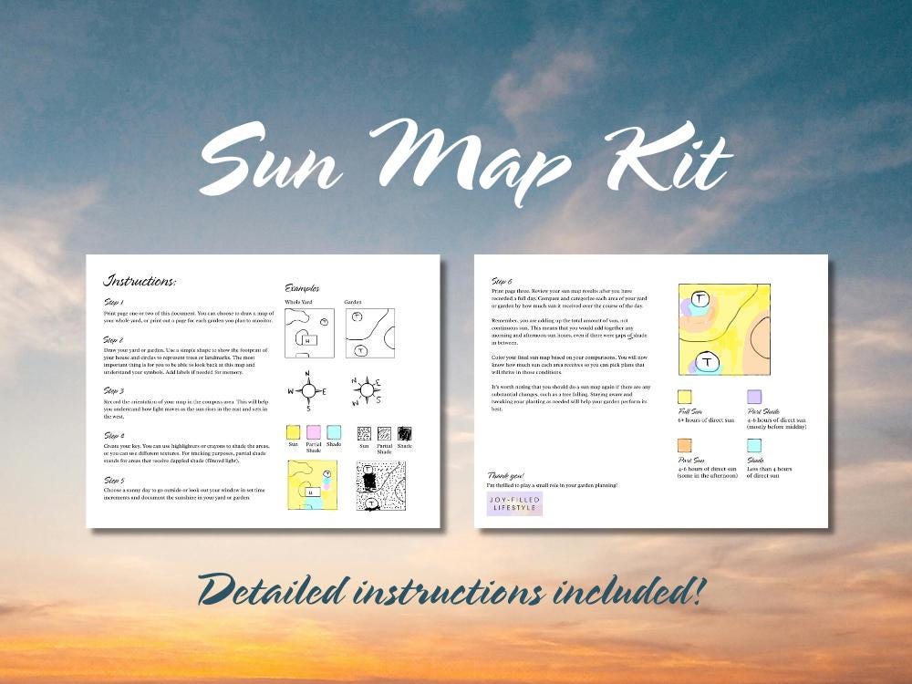 Sun Map Kit - Printable Activity With Step-by-step Instructions - Etsy