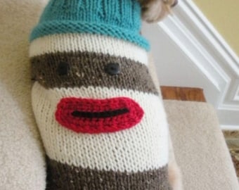 Sock Monkey Dog Sweater Pattern