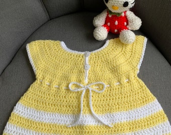 Little Striped Sweater Dress - 6-12 months **READY TO SHIP**