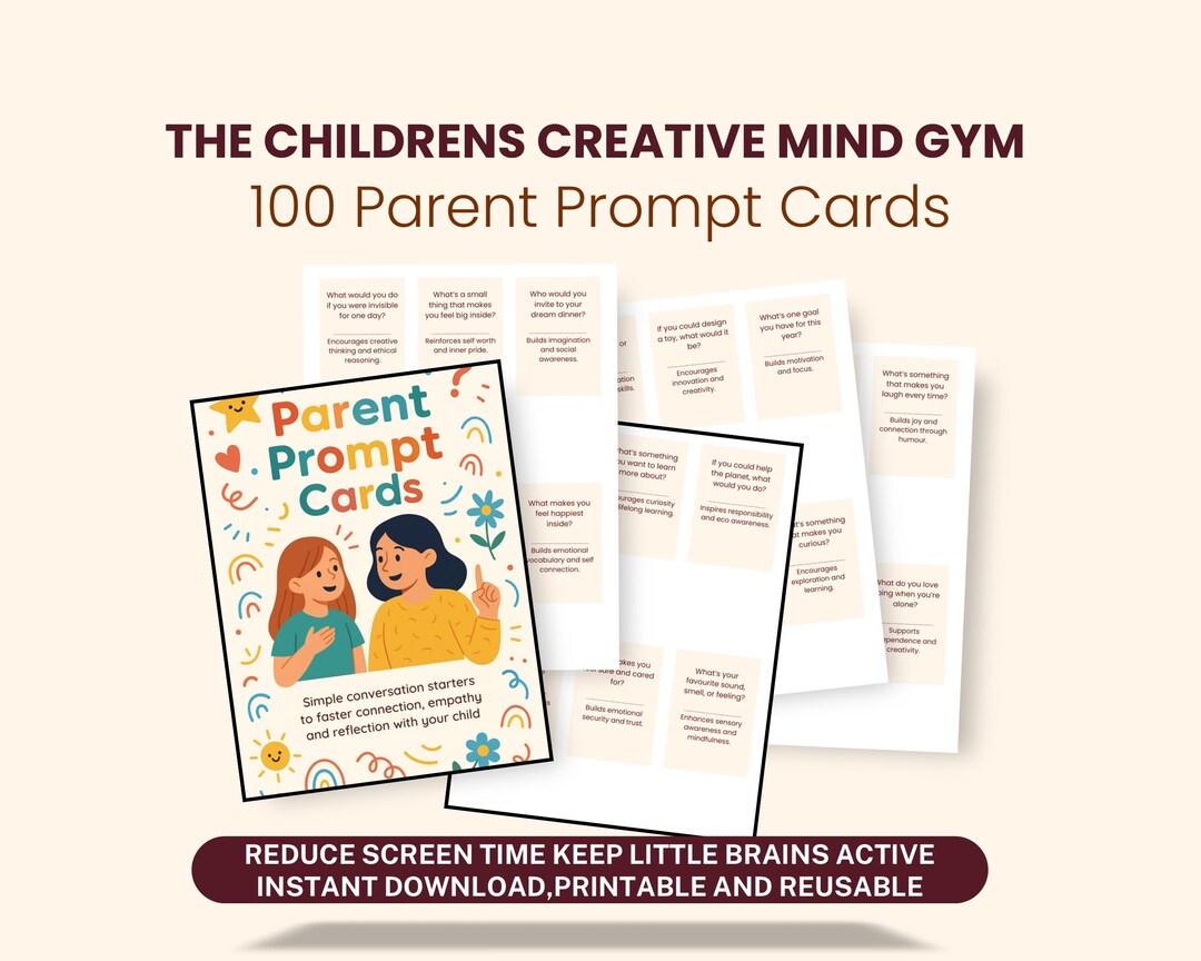 100 Gentle Parenting Prompt Cards • Calm Connection (PDF Download) - Etsy