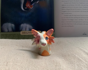 Cabeza de arcilla de Brightheart Warrior Cats