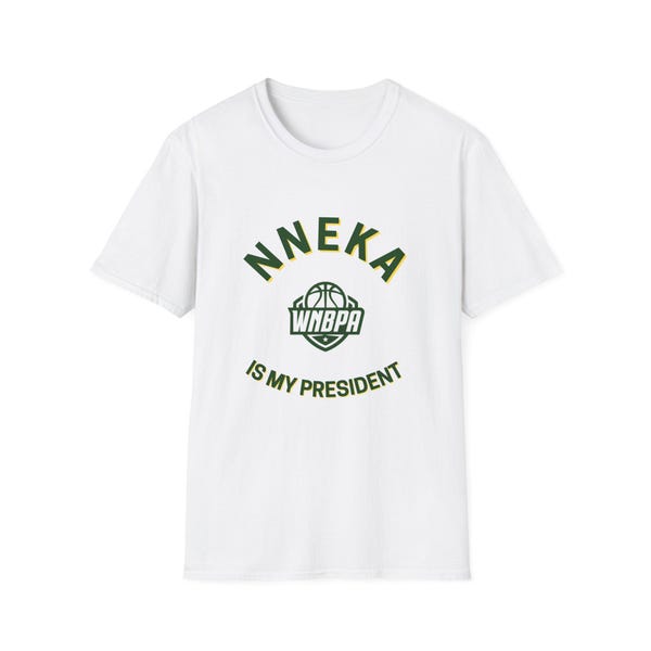 Nneka ist mein Präsident Shirt | WNBA Rundhals T-Shirt | Nneka Ogwumike WNBPA Fan T-Shirt | Womens Basketball Graphic Tee Unisex