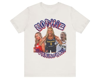 Sophie Cunningham Indiana Fever Fan Unisex Tee, Basketball Player Tshirt, Sports Team Supporter Shirt, WNBA Fan Apparel, Short Sleeve Jersey