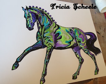 Tempi Turquoise Dressage Horse Diva Queen Equine Contemporary elite hanovarian dutch warmblood oldenburg