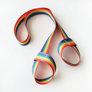 Rainbow Roller Skate Leash: Quad Skate Carry Strap