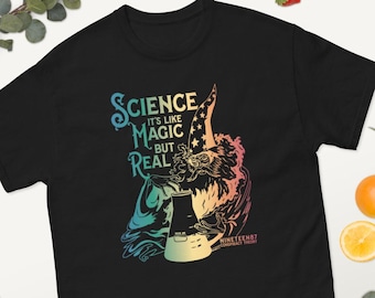 Science It's Like Magic But Real - Science Wizard Original Art Unisex T-shirt