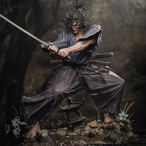 Musashi Miyamoto the Samurai | Maximum Detailed 3d 12k Resin