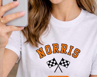 Norris Shirt F1 Fan Gift Formula 1 Shirt Lando Norris Tee McLaren F1 Shirt Grand Prix Shirt F1 Girl Gift Race Day Outfit Women Men