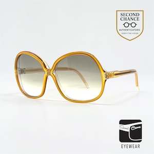 Gafas de sol vintage extragrandes Nina Ricci Paris: nuevas lentes personalizadas con degradado imagen 1