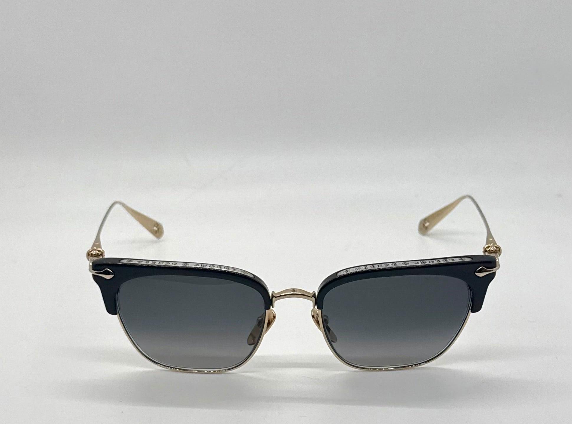 Chrome Hearts Sluntradiction - Gold Sunglasses Zeiss Lenses Japan