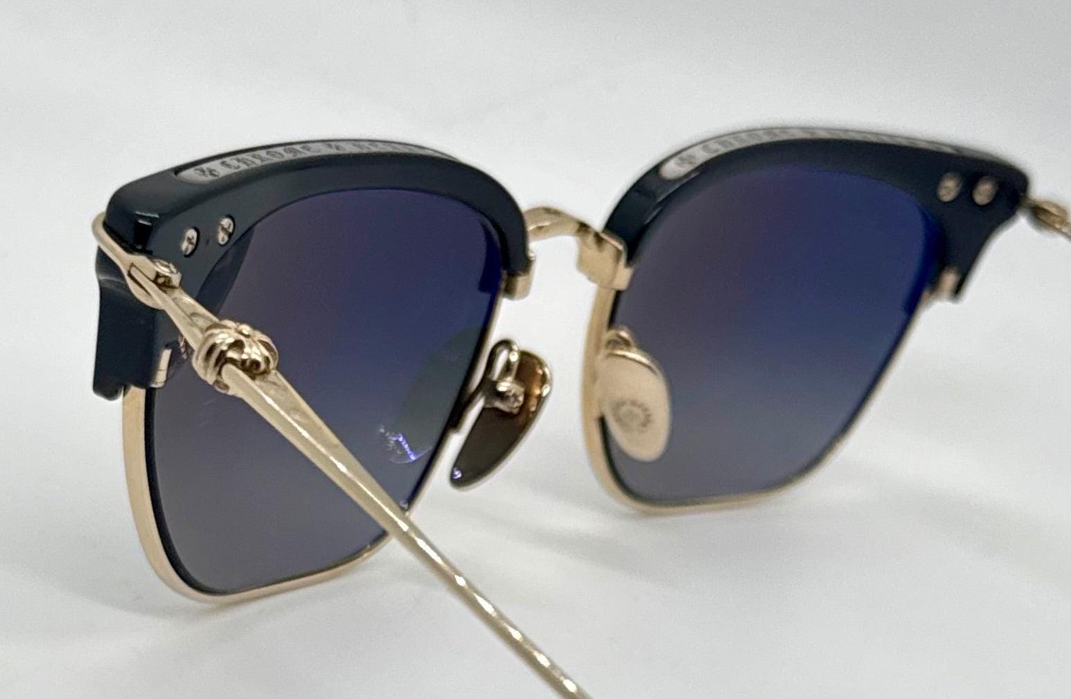 Chrome Hearts Sluntradiction - Gold Sunglasses Zeiss Lenses Japan