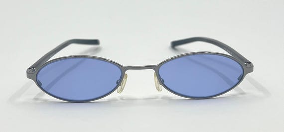 Gucci Gg1668 836 Y2K Vintage Oval Sunglasses-new Sky Blue  display picture 3
