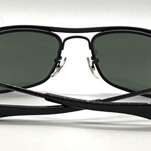 Ray-Ban B&L Usa-Vintage Rectangular Metal Sunglasses-Deadstock|Unworn image 9