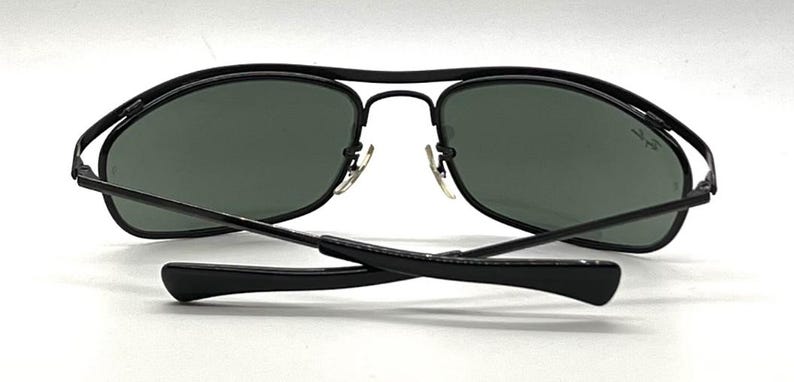 Ray-Ban B&L Usa-Vintage Rectangular Metal Sunglasses-Deadstock|Unworn image 9