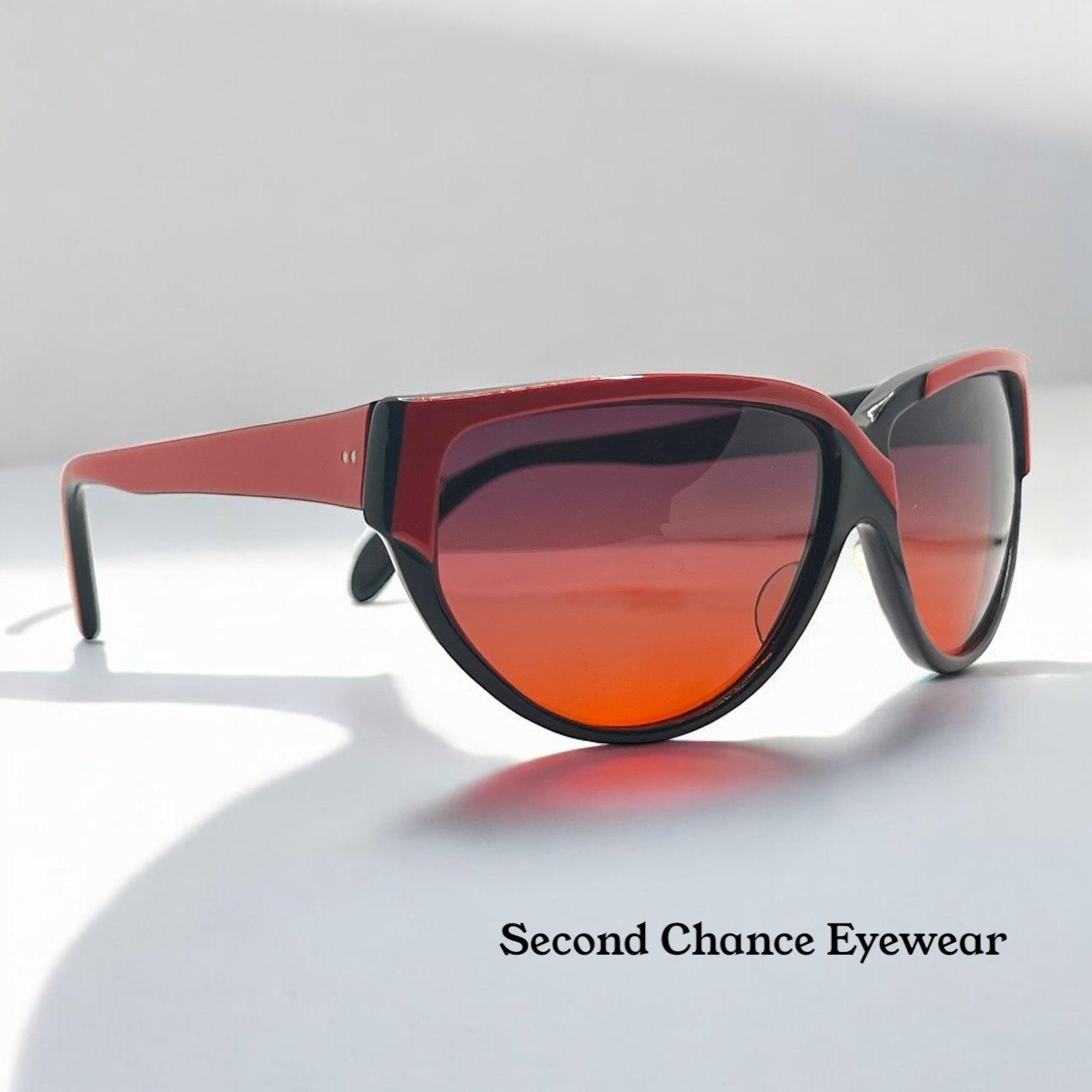 Sanford Hutton Vintage Sunglasses-cs 57 Rb Red|black W|new, Custom