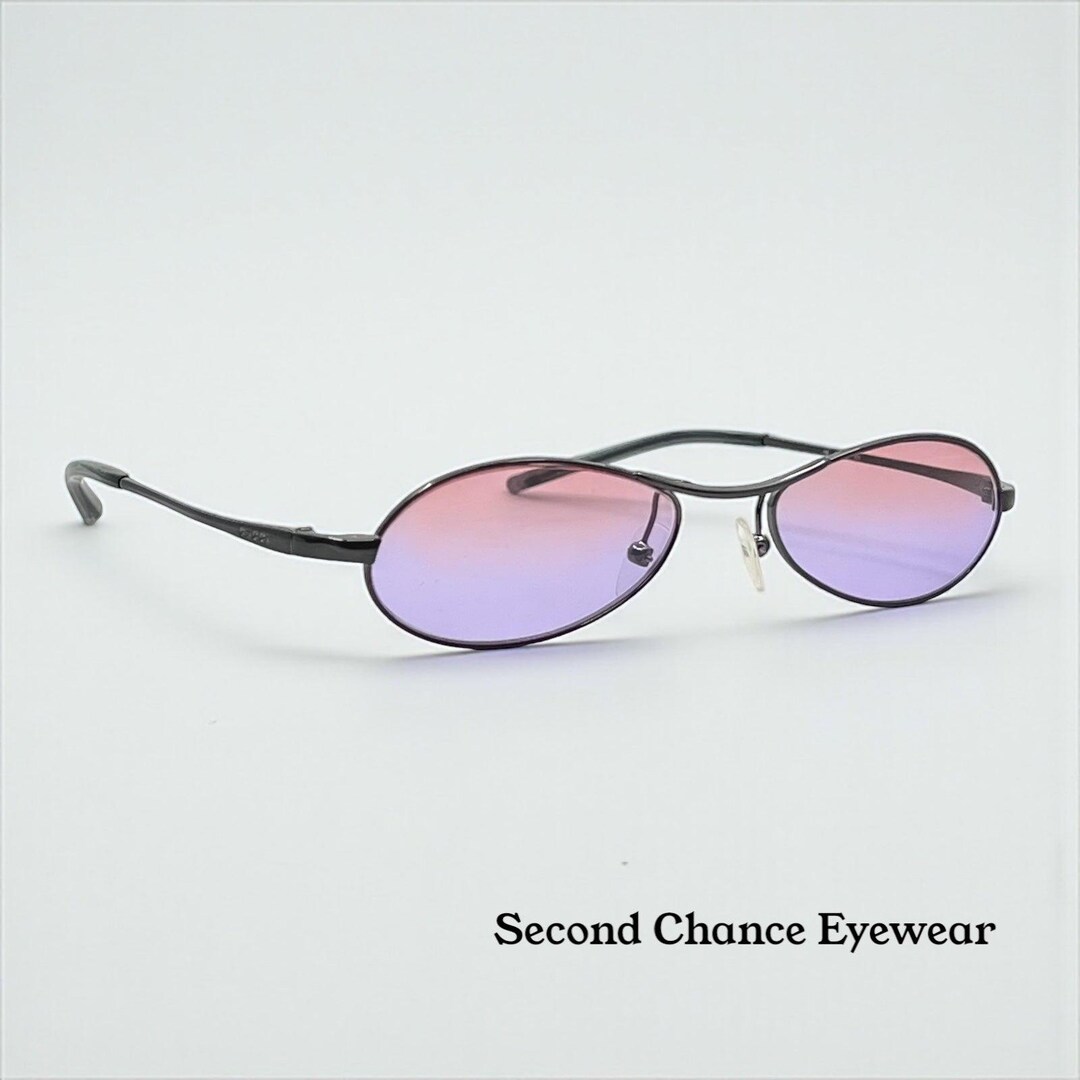 Gucci Gg2678 628 Y2K Vintage Oval Sunglasses W|new Violet-rose