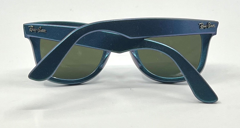Ray-Ban Rb2140 Wayfarer Cosmo Collection Mercury Blue Iridescent 50-22 image 7