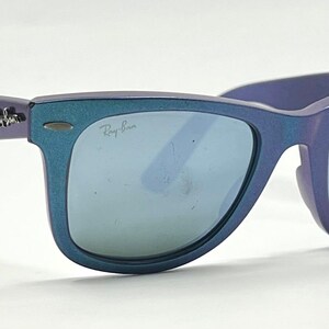 Ray-Ban Rb2140 Wayfarer Cosmo Collection Mercury Blue Iridescent 50-22 image 4