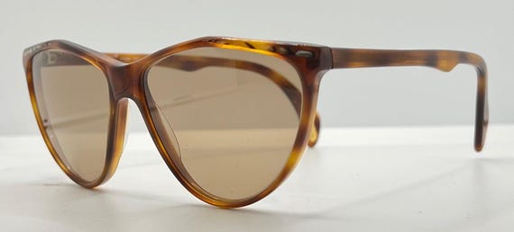 Gianni Versace 445 Vintage  Sunglasses w|Original Glass  Lenses-Deadstock View 4