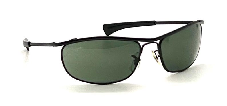 Ray-Ban B&L Usa-Vintage Rectangular Metal Sunglasses-Deadstock|Unworn image 3