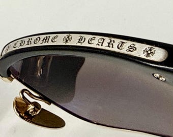 Chrome Hearts Sluntradiction - Gold Sunglasses Zeiss Lenses Japan