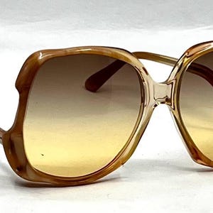 Lauren Col 644-Vintage Oversized Sunglasses-New Gradient Custom Lenses-Unworn image 4