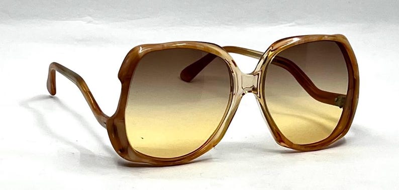 Lauren Col 644-Vintage Oversized Sunglasses-New Gradient Custom Lenses-Unworn image 4