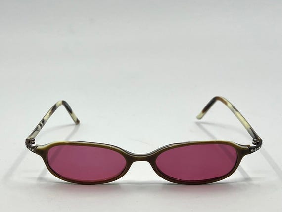 Valentino Vintage Sunglasses W|new Solid Pink Custom Tinted 