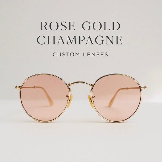 Deadstock Ray-ban Rb3447 Gold – Pink Champagne Tint Custom  display picture 3