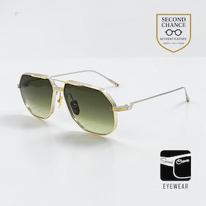 Jacques Marie Mage Reynold In Electrum- Titanium Aviator-Unworn-Full Kit